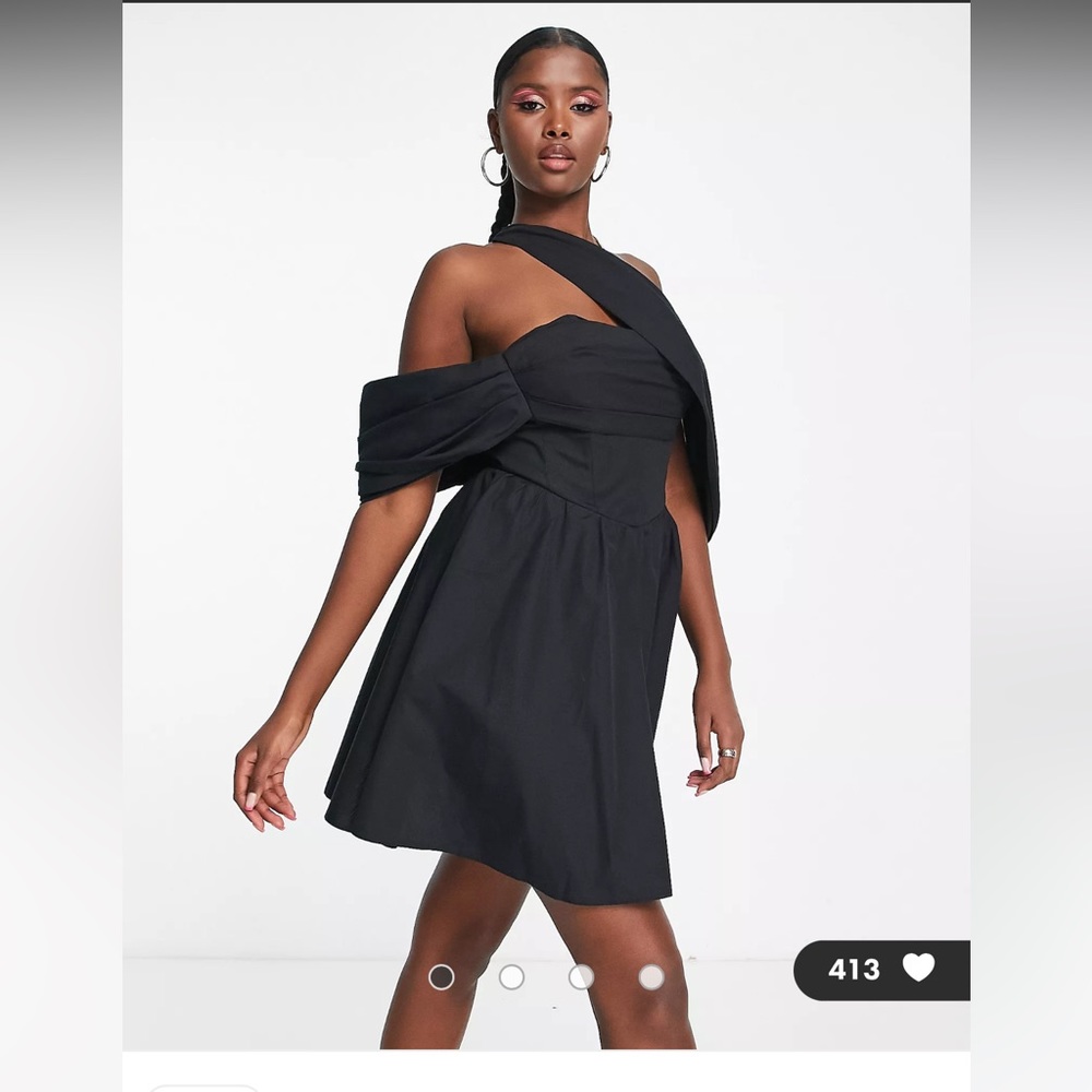 ASOS LUXE mini cocktail dress